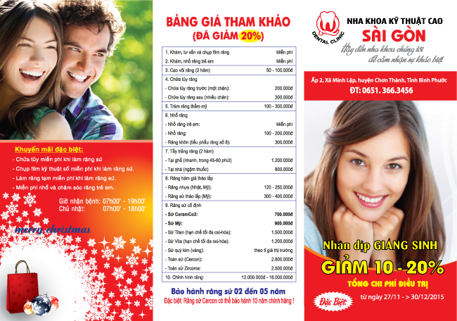 in nhanh nha khoa