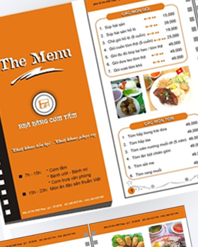 In nhanh Menu